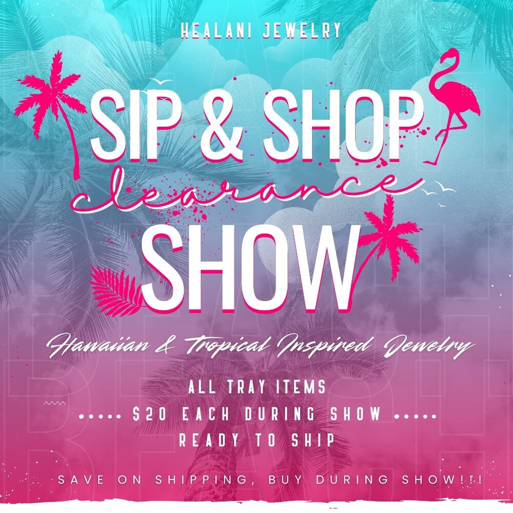 Notification for "Sip & Shop Clearance Show"